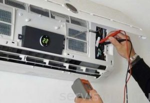 Aire acondicionado después de una instalación cuidadosa